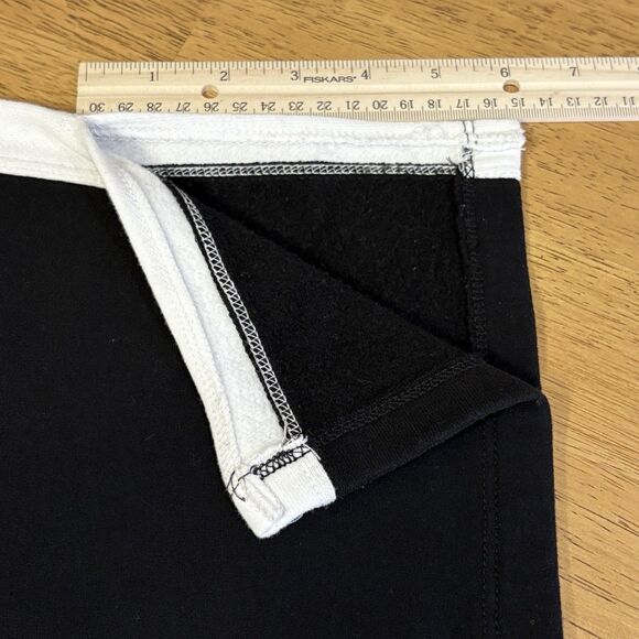 CALVIN KLEIN Performance Womens L‎ Knit Pants Black Stripe Comfort  Gym Workout - Picture 12 of 12